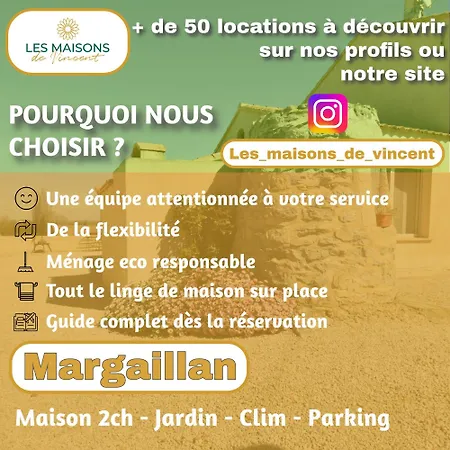 Holiday home Margaillan - Parking - Jardin - Clim *